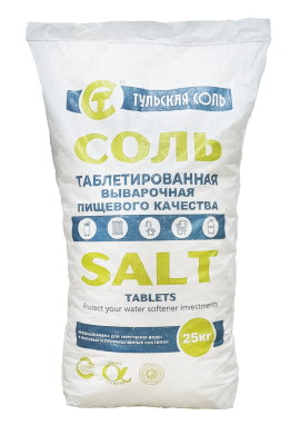 Таблетированная соль Тульская Соль (25 кг.)